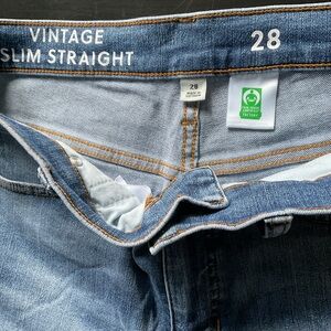 J. Crew Vintage Slim Straight Blue Jeans